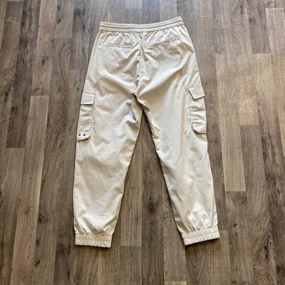 Zara Beige Cargo Joggers Size Small - Picture 3 of 7